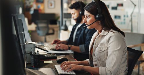 Legacy One Broker - Agents on phone